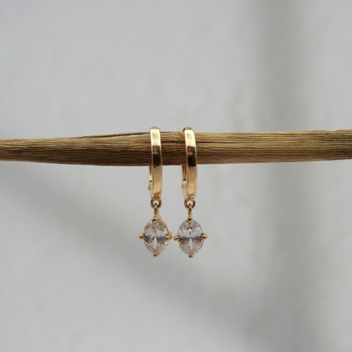 boucles d'oreilles plaquées or 3 microns femme