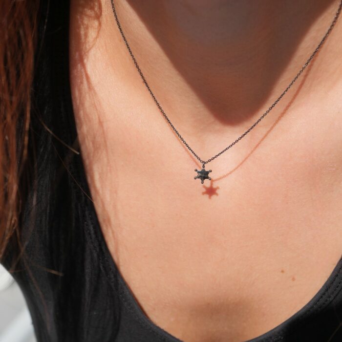 collier en argent massif tendance