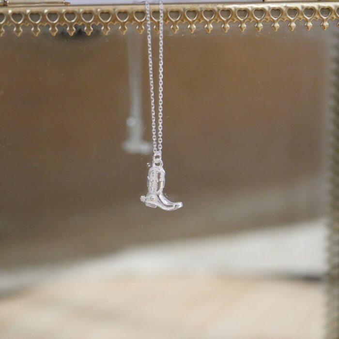 collier en argent 925 style western