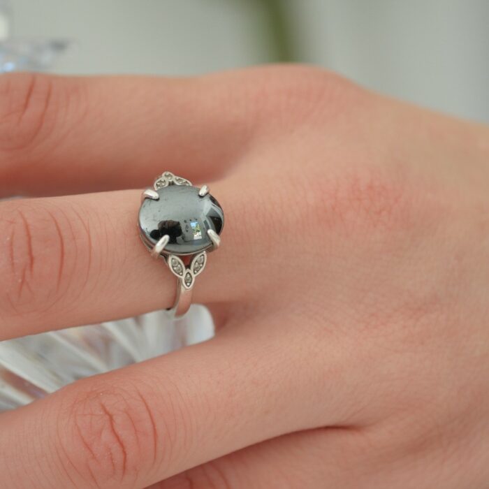 Bague ajustable en argent 925