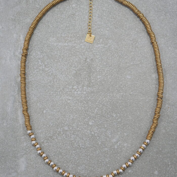 collier doré femme