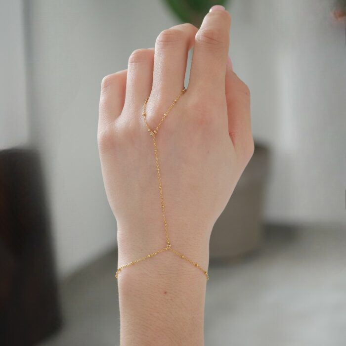 bracelet de main gold filled