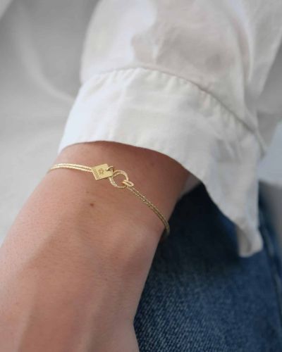 Bracelet femme jonc or laminé gold filled