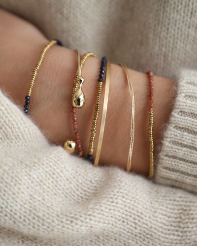 bracelet fin femme en pierres naturelles