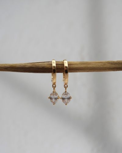 boucles d'oreilles plaquées or 3 microns femme