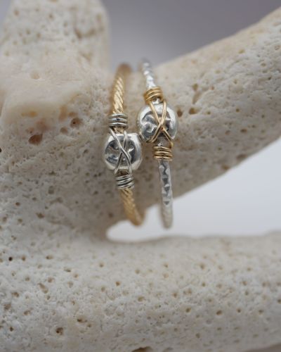 Bague fine femme ajustable