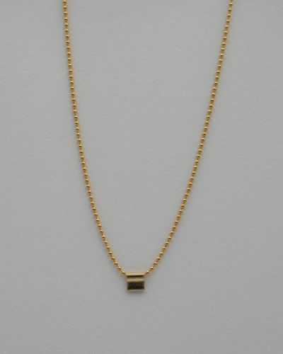 collier fin en gold filled