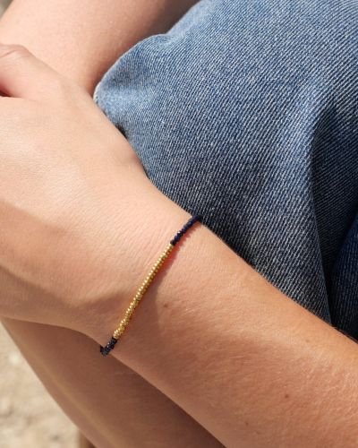 Bracelet fin en pierres naturelles