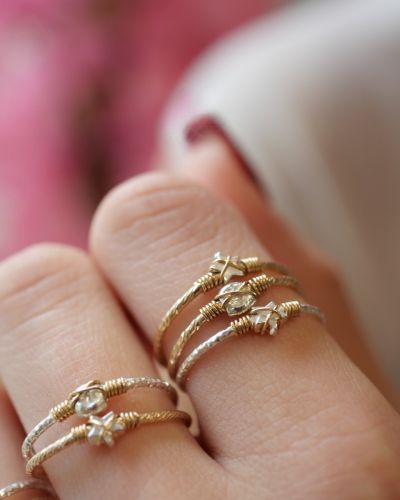 Bague fine ajustable