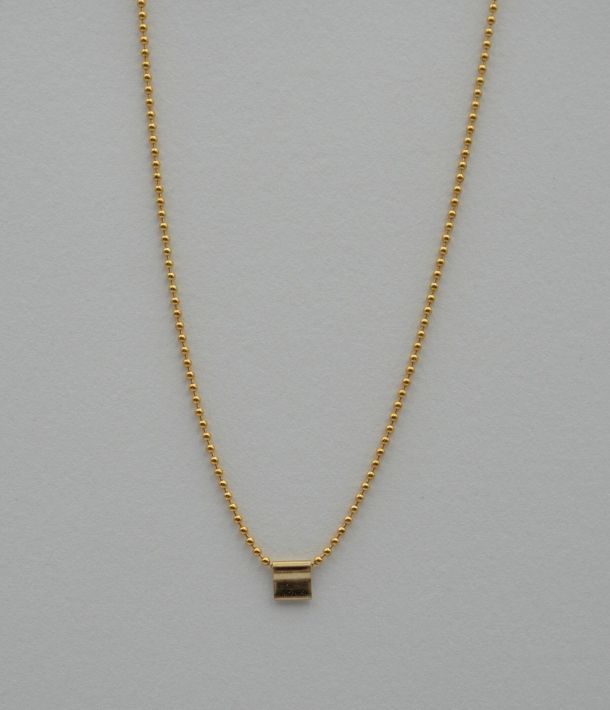 collier fin en gold filled