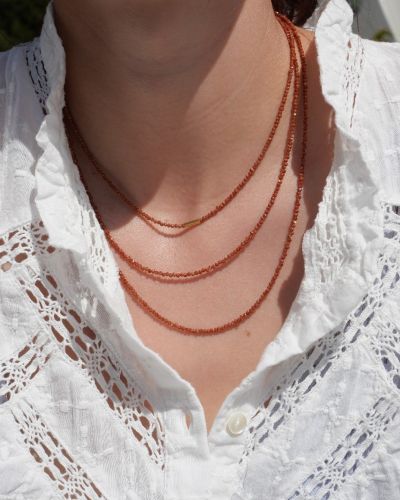 collier en pierres naturelles femme
